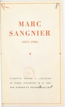 Marc Sangnier (1873-1950)