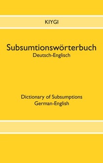Subsumtionswörterbuch Deutsch-Englisch