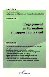 Engagement en formation et rapport au travail - Hors-série