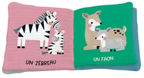 Mon premier livre tissu en lange : les bébés animaux
