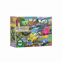 Puzzle 20 pièces - Dinosaur Land - Eeboo