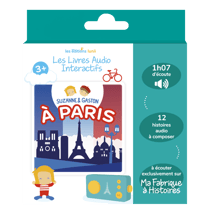 Livre audio interactif Suzanne & Gaston à Paris - Lunii