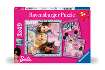 Puzzles 49 pièces - Inspire le monde ! Barbie - Ravensburger - 3 pièces