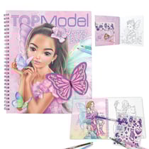 Livre de coloriage avec sequins Fairy Love - Top Model