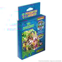 13+1 pochettes de stickers à collectionner - La pat'patrouille Mission Jungle