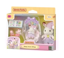 Sylvanian Families - Le coucher des soeurs lapin Chocolat - 5806