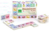 DOMINOS REVERSIBLES FRUITS / LEGUMES - SARAH - Vilac