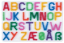 Plaque lettres pour perles Hama - 5 mm