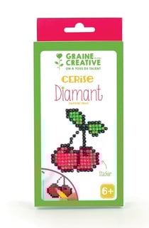Kit mosaïque diamant Graine Creative - Cerise