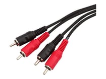 Câble 2 RCA / 2 RCA - 3m - Shiver