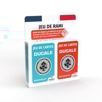 2 jeux 54 cartes Rami ecopack