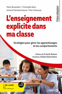 L’enseignement explicite dans ma classe - Stratégies pour gérer les apprentissages et les comportements