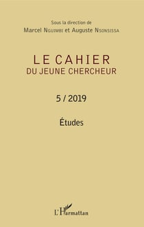 Etudes - Le cahier du jeune chercheur 5 / 2019