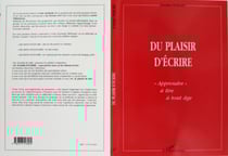 DU PLAISIR D'ÉCRIRE - « Apprendre à lire à tout âge »