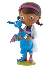 Figurine Docteur La Peluche et Toufy - Disney - 7 cm