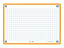 80 flashcards - 10,5 x 14,8 cm - Flash 2.0 Oxford - Petits carreaux - cadre orange