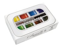 Boîte aquarelle extra-fin Aqua-Mini - 8 demi-godets