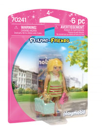 Femme avec chihuahua  - Playmobil Le centre commercial - 70241