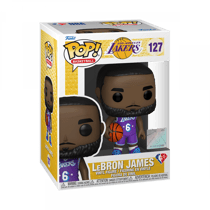 Figurine Funko Pop - NBA Lakers - LeBron James avec maillot violet n°127