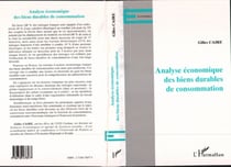 ANALYSE ÉCONOMIQUES DES BIENS DURABLES DE CONSOMMATION