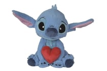 Peluche Stitch avec cœur - Lilo et Stitch