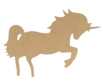 Silhouette Artemio - Licorne - Bois MDF - 10 x 15 cm 