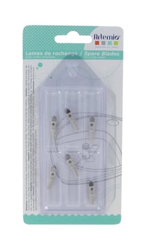 Lot de 6 lames de rechange pour cutter Artemio