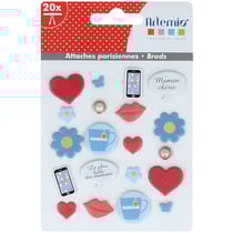 20 brads décoratifs - Fête des mères