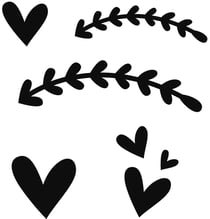 Artemio - Matrice de découpe - Frises cœurs