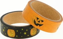 Masking Tape - Citrouille d'Halloween x 2