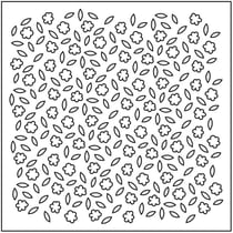 Artemio - Pochoir - Plumetis - 15 x 15 cm