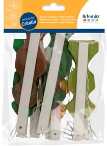 Lot de 8 rosaces Artemio - Dinosaures - Exclusivité Créalia