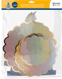 Plateau cupcakes Artemio - Licorne - Exclusivité Créalia