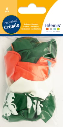 Lot de 8 ballons Artemio - Dinosaure - Exclusivité Créalia