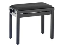 Banquette pour piano - noir mat