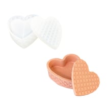 Moule en silicone - Boîte cœur - Jesmonite