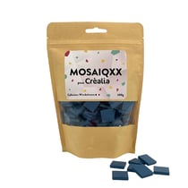 Tesselles de mosaïque Unicraft - bleu nuit - 20 x 20 mm - 600 g