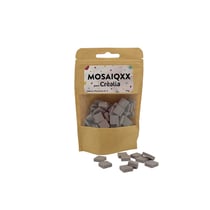 Tesselles de mosaïque Unicraft - parme - 12 x 12 mm - 100 g