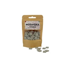 Tesselles de mosaïque Unicraft - gris perle - 12 x 12 mm - 100 g