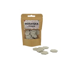 Tesselles de mosaïque Unicraft - super blanc - 100 g