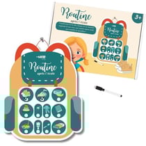 Tableau de routine après l'école