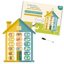 Tableau de routine du petit muslim