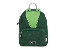 Sac à dos maternelle Trixie Baby - Vert - M. Crocodile - 1 compartiment