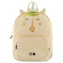 Sac à dos maternelle Trixie Baby - Beige - Mme Licorne - 1 compartiment