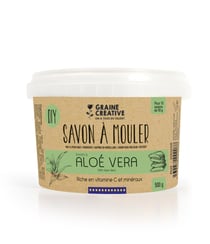 Savon à mouler Graine Créative - Aloé vera - 500 g