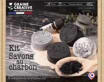 Kit DIY savons -Graine créative - Charbon