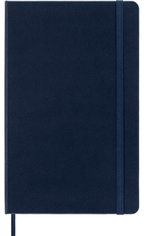 Carnet - 13 x 21 cm - Moleskine - 240 pages lignées - bleu saphir