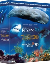 Le Monde des requins 3D + Le monde des dauphins et des baleines, nomades des mers 3D + Les merveilles de l'Océan 3D - Coffret