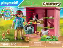 Playmobil® - Agricultrice et poulailler - 71308 - Playmobil® Country