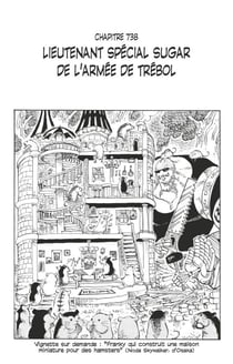 One Piece édition originale - Chapitre 738 - Lieutenant spécial Sugar de l'armée de Trébol